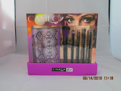 5 PC BRUSH SET WITH POUCH